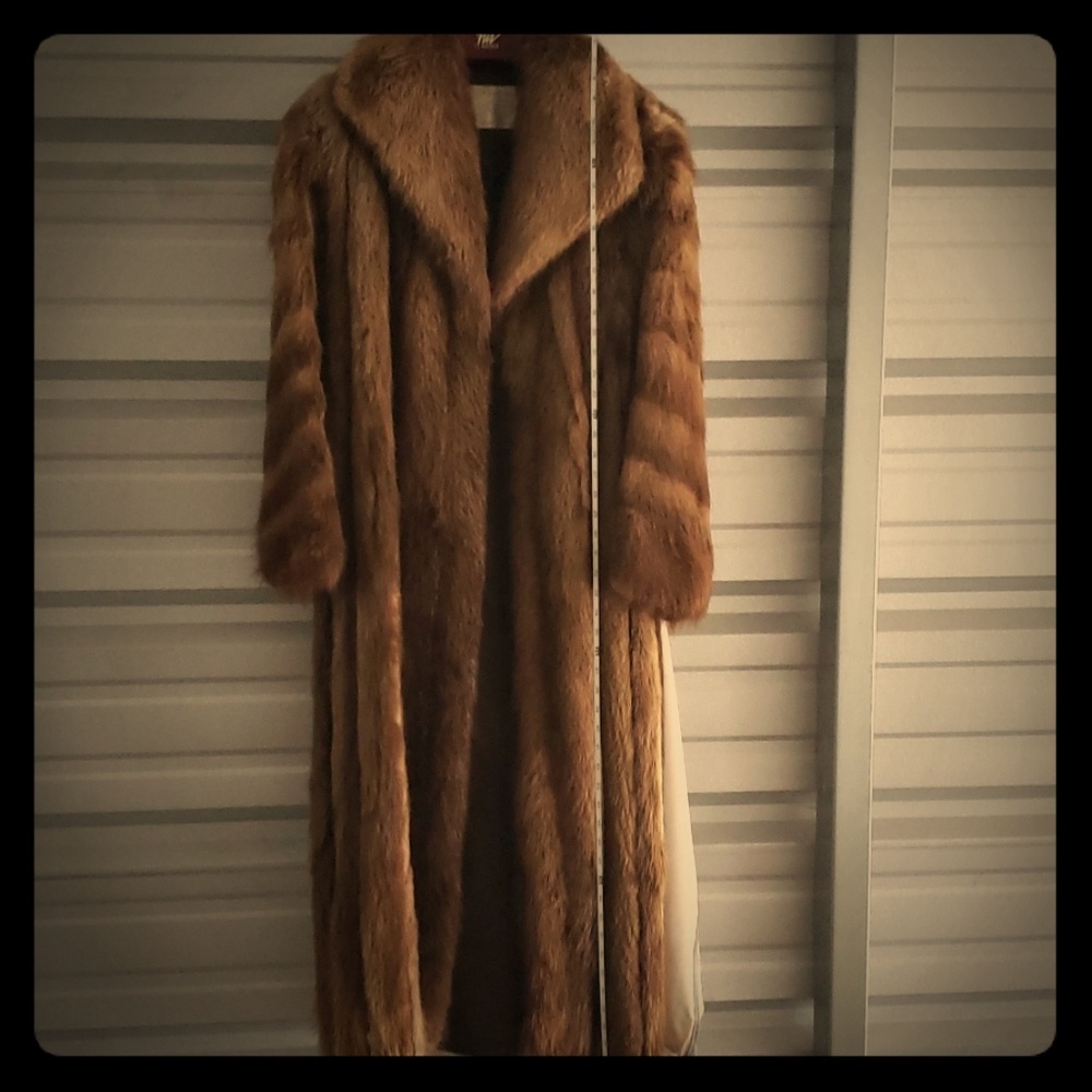 Vintage real fur coat